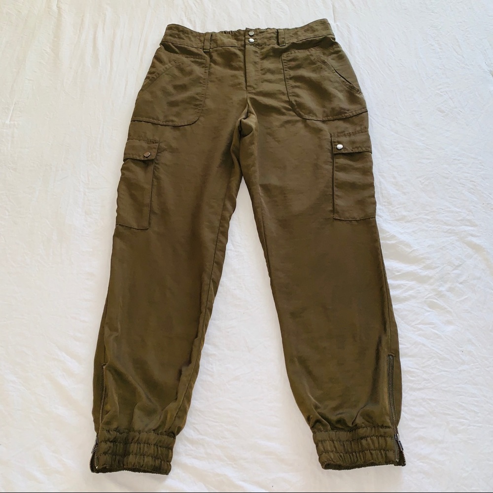 ANTHROPOLOGIE Elevensies Green Cargo Pants